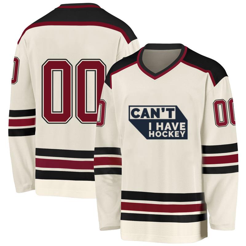 Cant I Have Hockey Quote Cut Out Hockey Jersey
