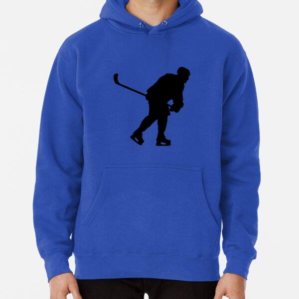 Hockey Player Skating Silhouette Classic Unisex Hoodie