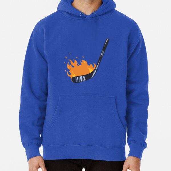 Hockey Stick On Fire Illustration Classic Unisex Hoodie