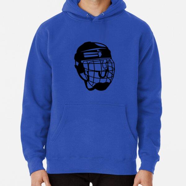 Ice Hockey Helmet High Contrast Classic Unisex Hoodie