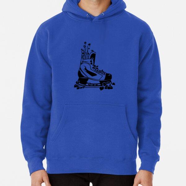 Ice Hockey Skate With Plants High Contrast Classic Unisex Hoodie