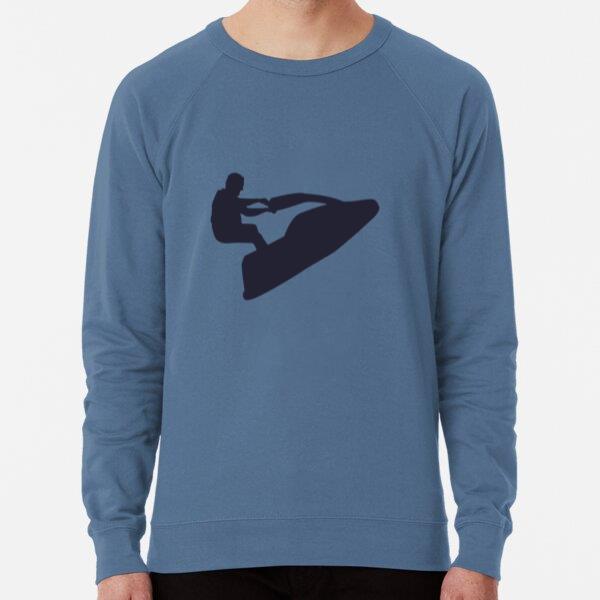 Jet Skiing Sport Silhouette Loose Fit Sweatshirt