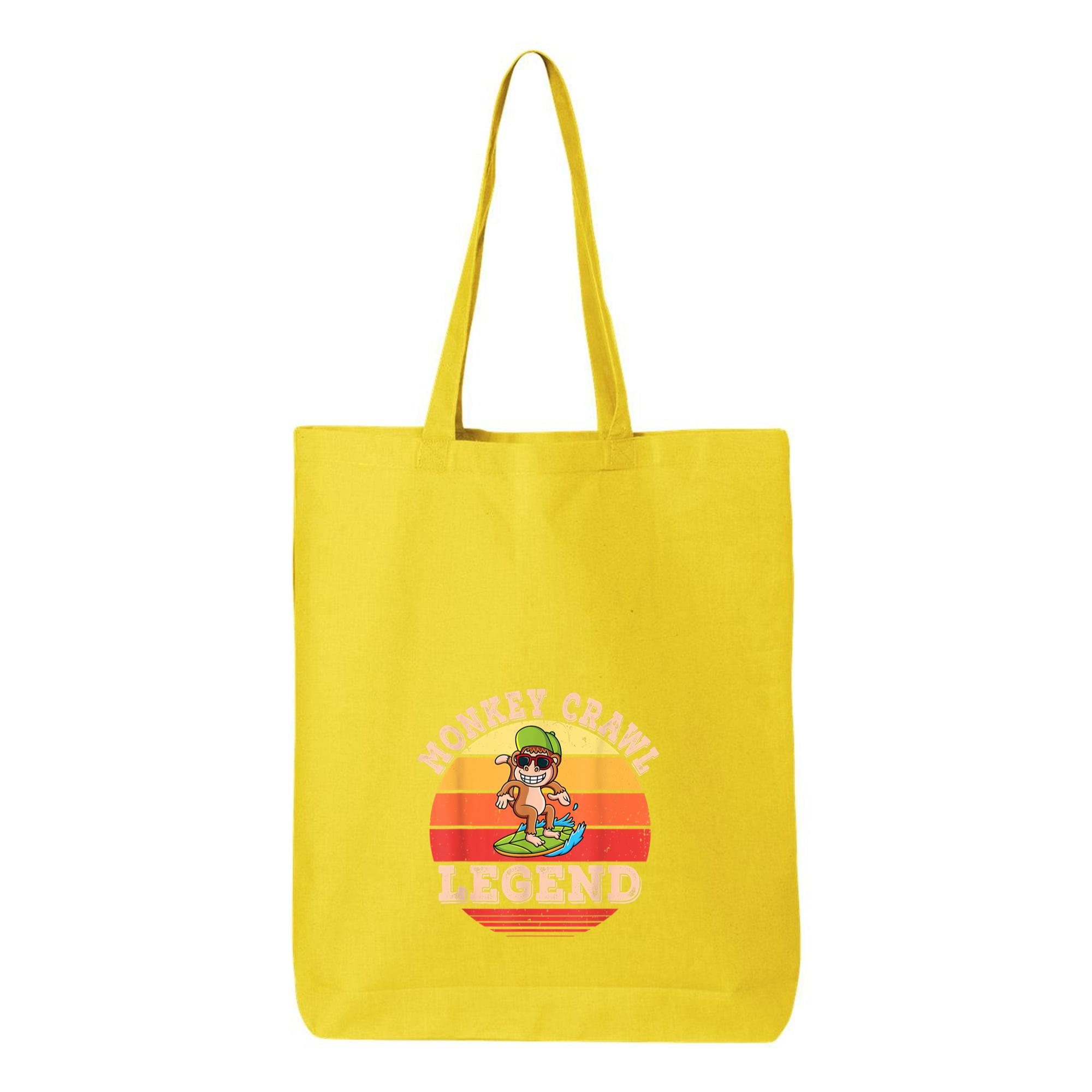 Monkey Crawl Legend Skimboarder Canvas Tote Bag - Image 4