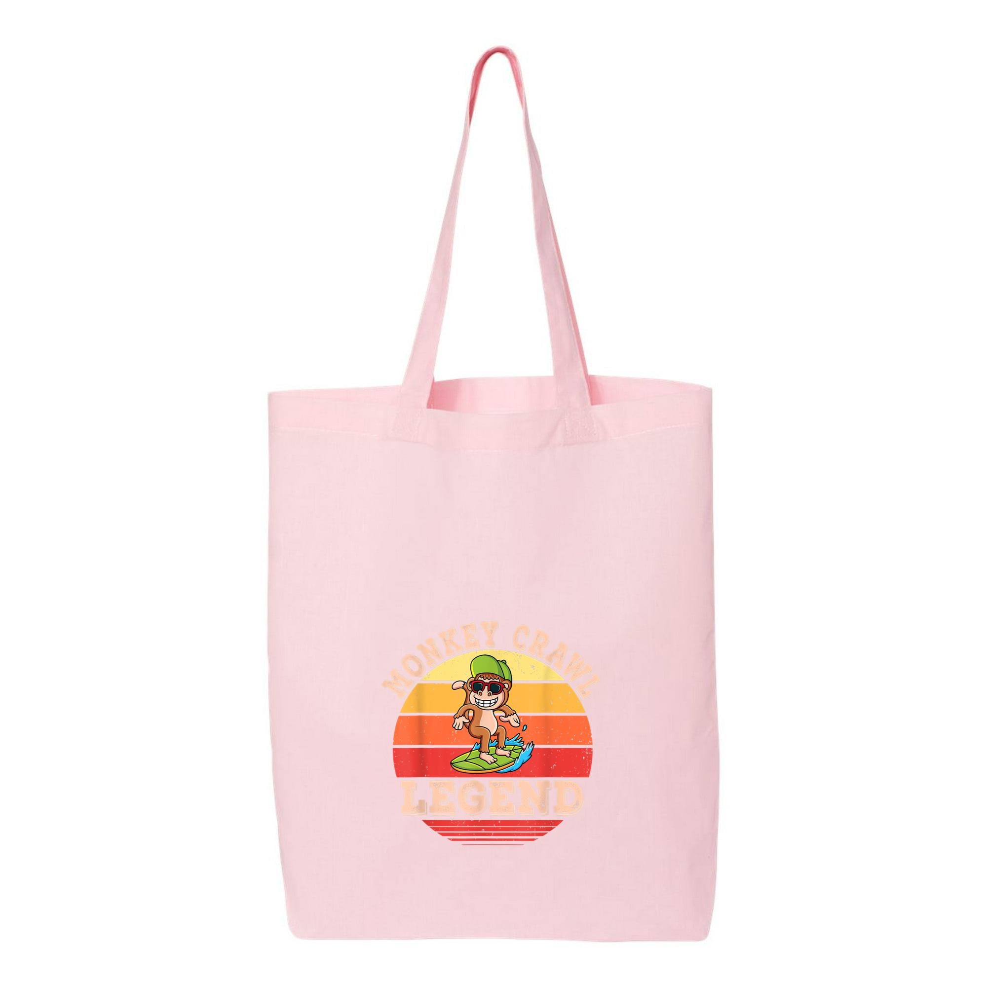 Monkey Crawl Legend Skimboarder Canvas Tote Bag - Image 2