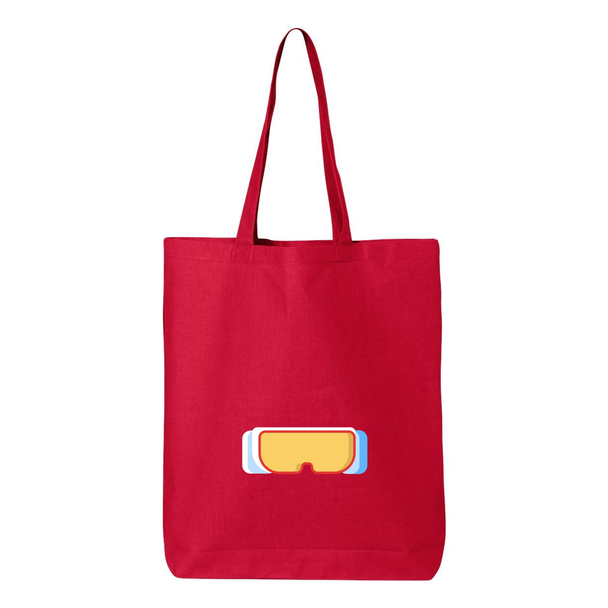 Ski Goggles Icon Canvas Tote Bag 